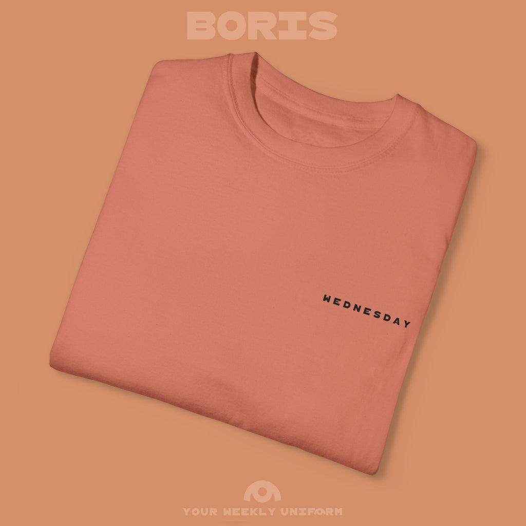 BORIS WEDNESDAY | CREWNECK T-SHIRT | PRINTED BLACK