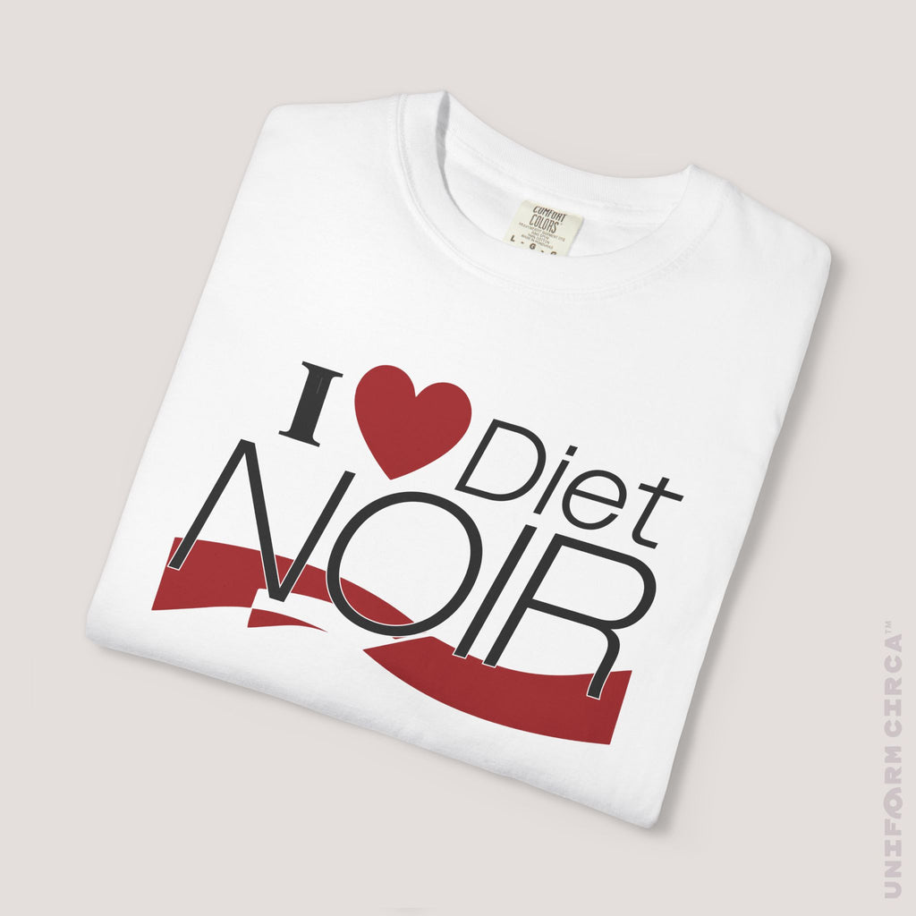 I ❤️ Diet NOIR | Crewneck T-Shirt | 100% Cotton | Designed & Printed in California