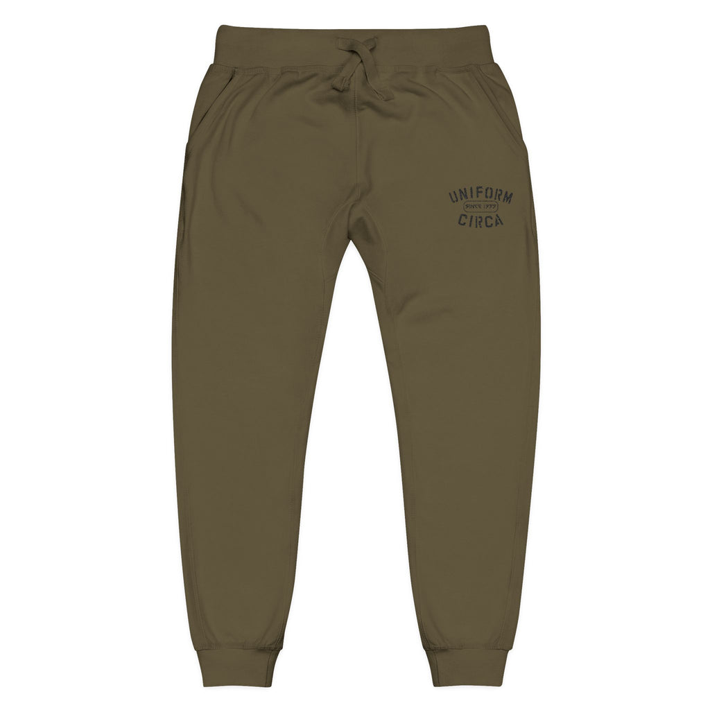UNIFORM CIRCA SWEATPANTS | ARC DUAL BLACK EMBROIDERY