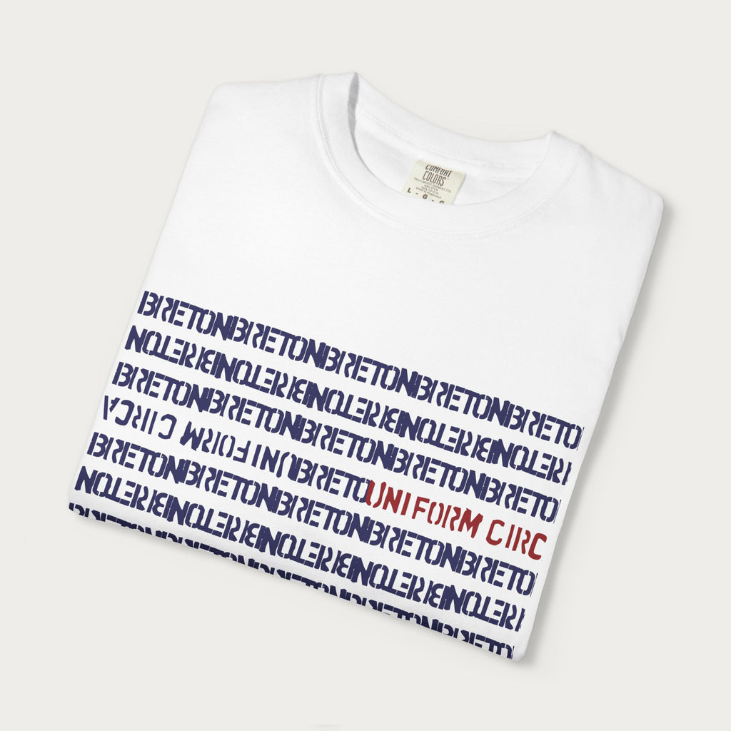 KATYA | BRETON STRIPE CREWNECK T-SHIRT | Navy