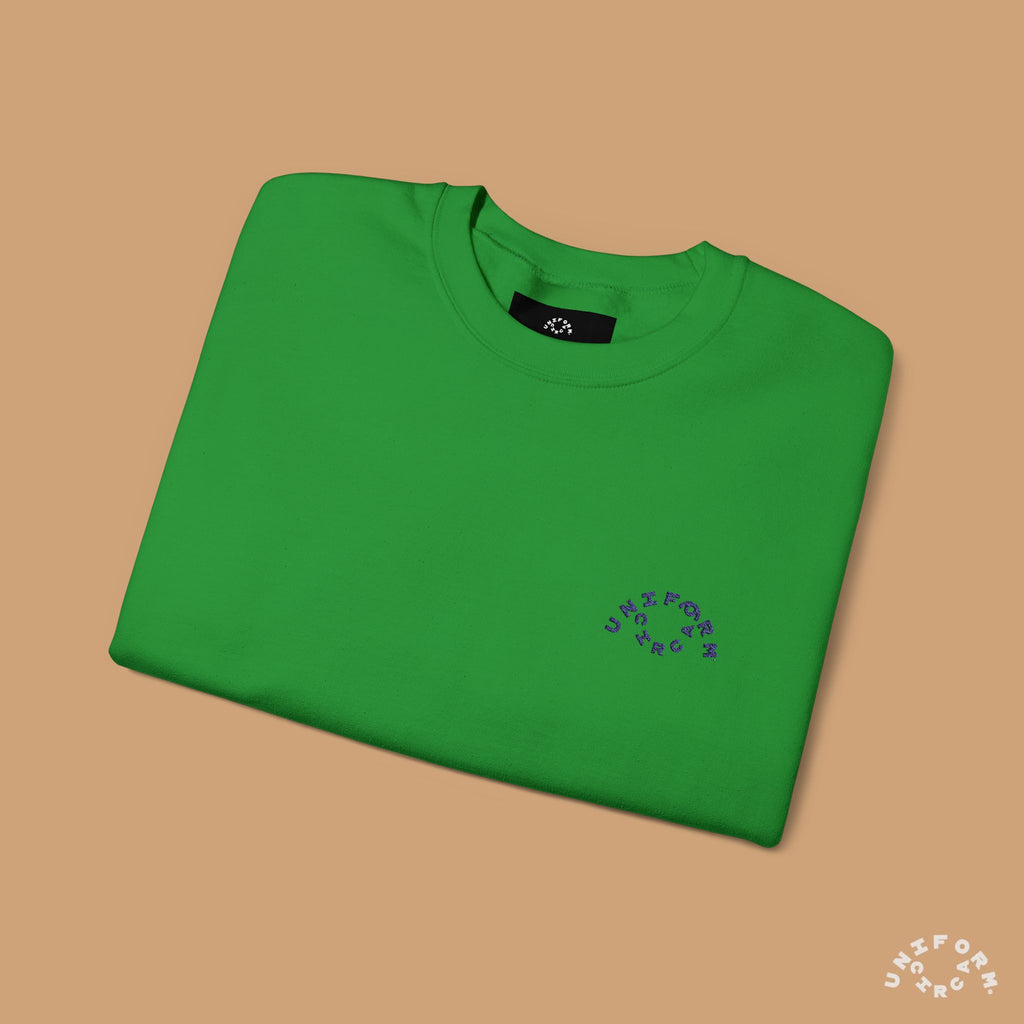 OCULUS LOGO CREWNECK SWEATSHIRT | Navy Embroidery