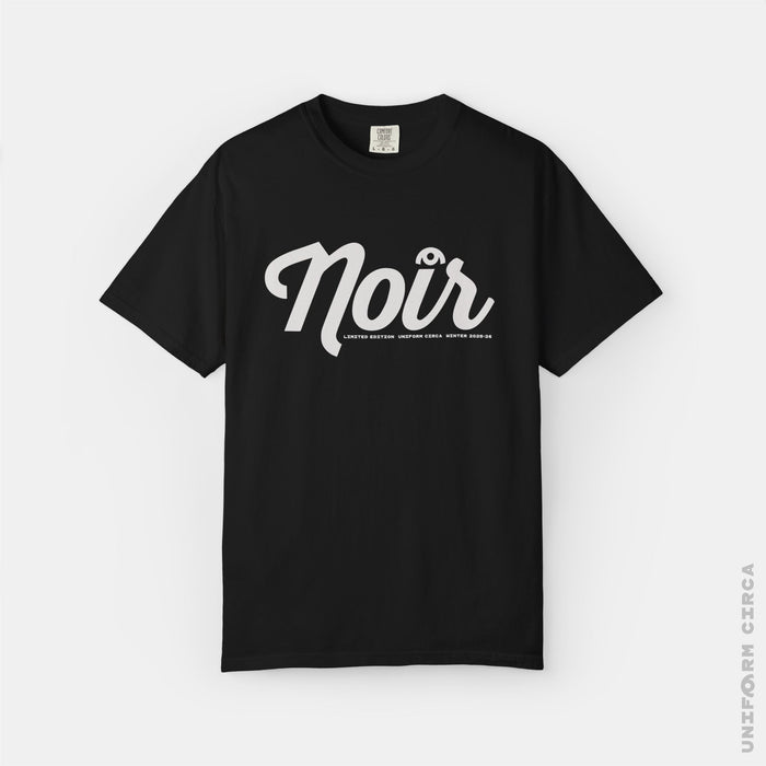 NOIR MARK 1  - Crewneck T-Shirt | 100% Cotton | Designed & Printed in California _ UNIFORM CIRCA CLASS _ SILVER/BLK WHITE/NAVY