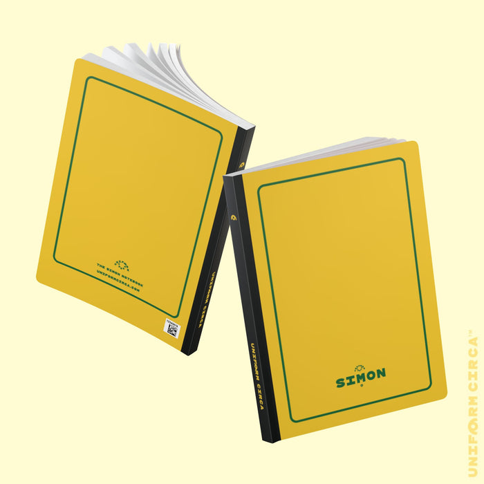 SIMON NOTE & SKETCH JOURNAL | YELLOW/GREEN (SOFT COVER)