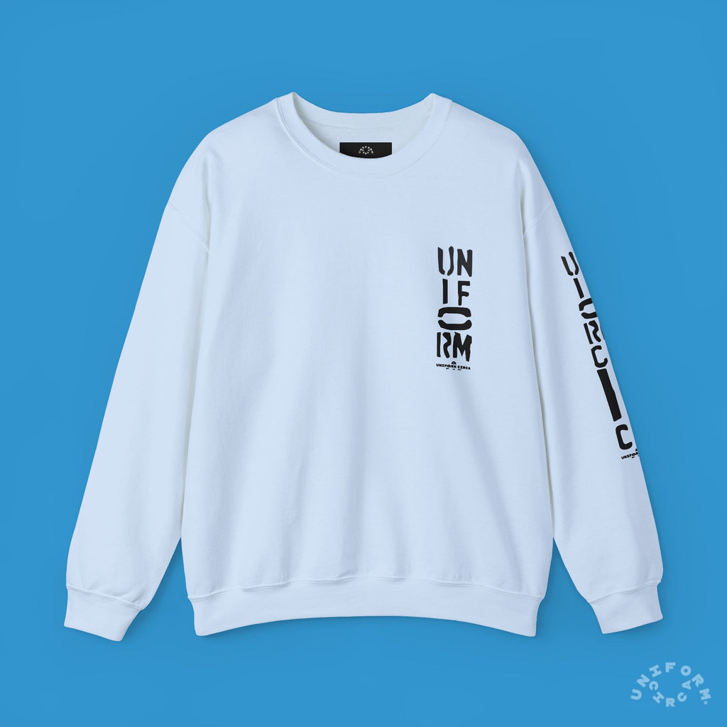FOUNDATION MARK | CREWNECK SWEATSHIRT | Printed Black
