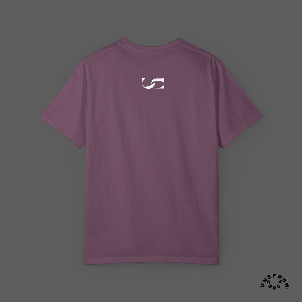 WORDSWORTH CONTRAST CREWNECK T-SHIRT | Printed