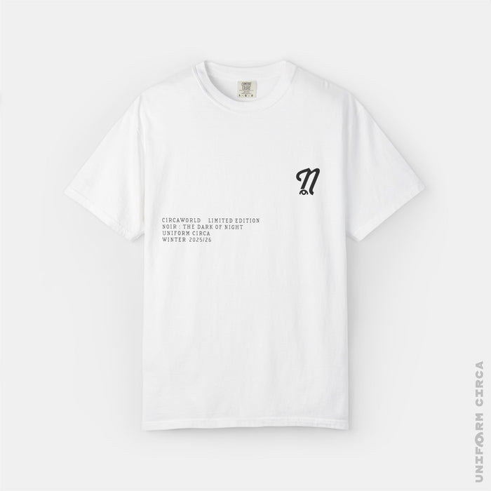 N BADGE NOIR COLLECTION T | Crewneck T-Shirt | 100% Cotton | Designed & Printed in California _ UNIFORM CIRCA _ Black