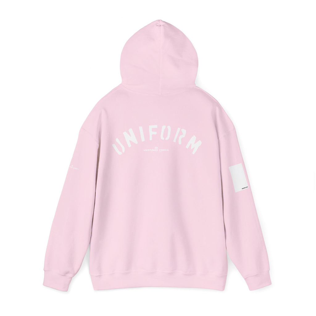 UNIFORM CIRCA HOODIE | 99 BOX WHITE