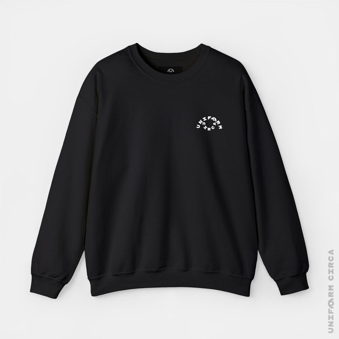 The JASON | OCULUS LOGO | Crewneck Sweatshirt | 100% Cotton | Pearl Embroidery | Designed & Printed in California
