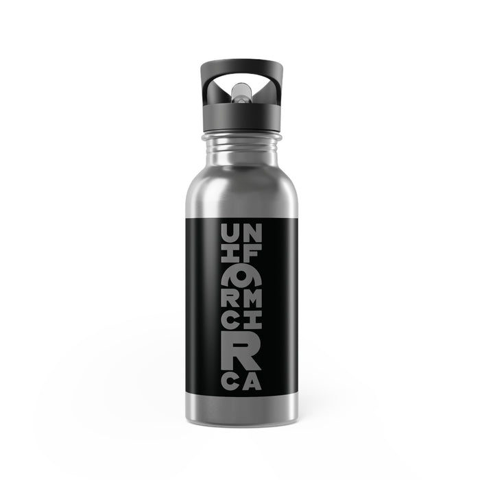 UNIFORM FULL STACK | BPA FREE, Eco-Friendly 20oz Stainless Steel Water Bottle with Straw