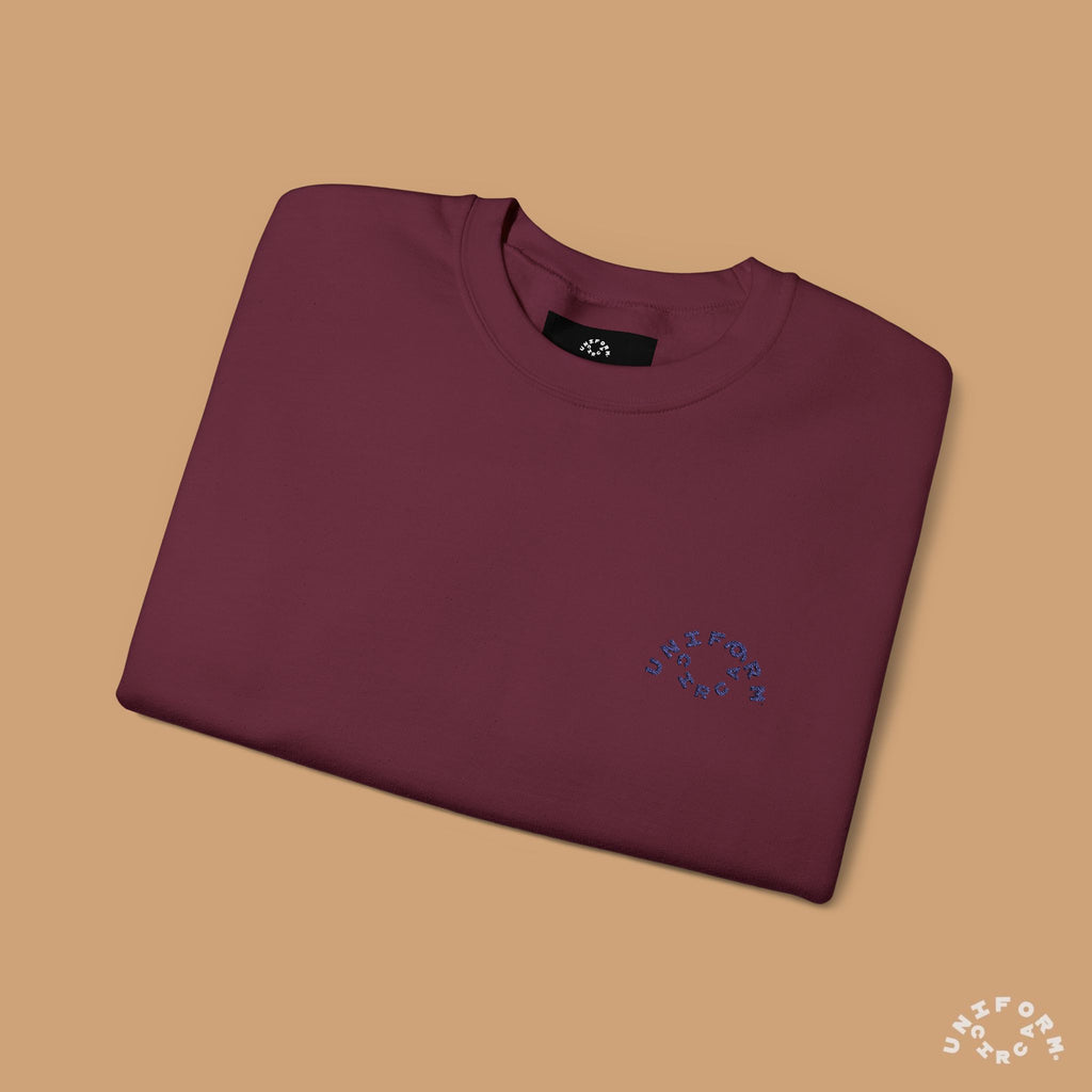 OCULUS LOGO CREWNECK SWEATSHIRT | Navy Embroidery