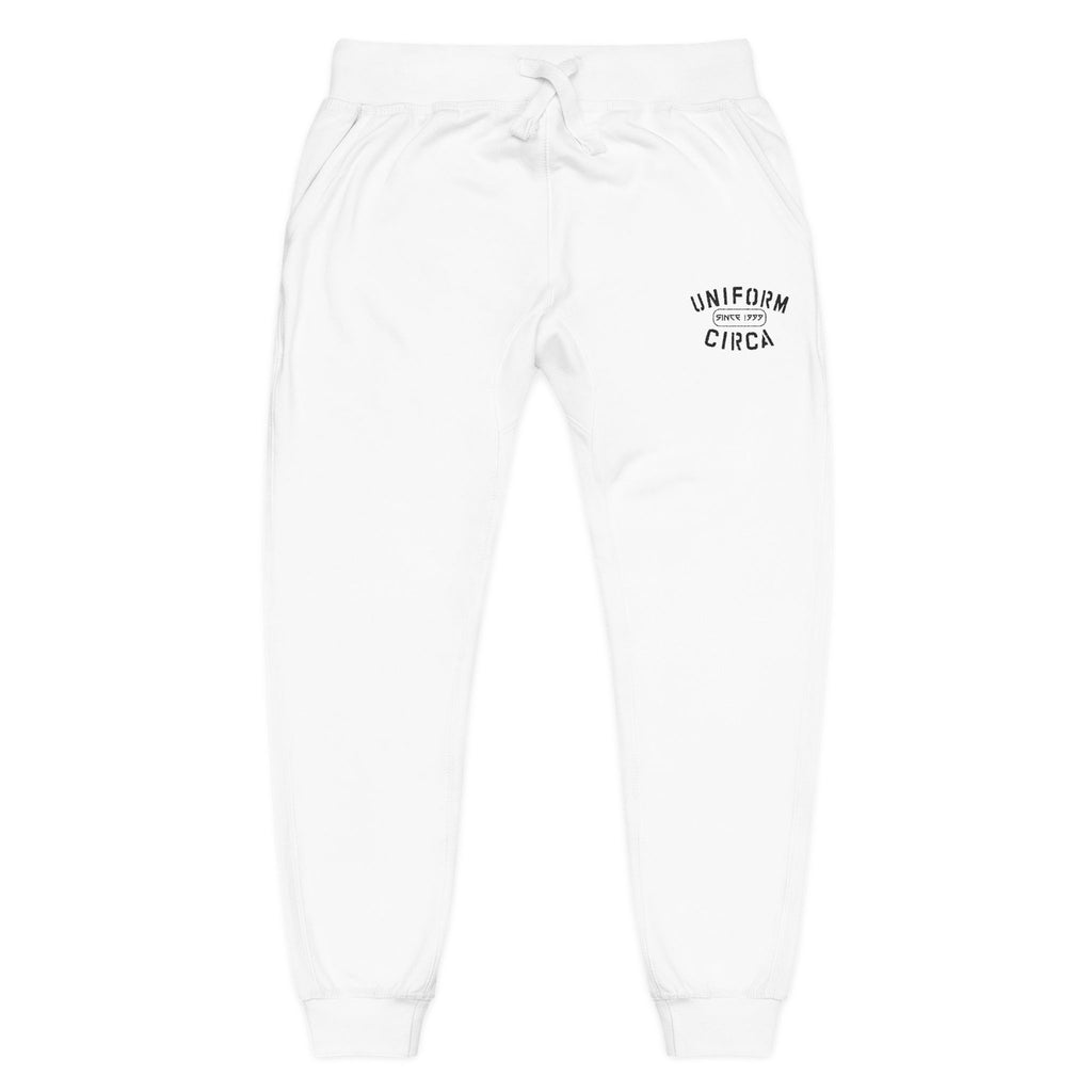 UNIFORM CIRCA SWEATPANTS | ARC DUAL BLACK EMBROIDERY