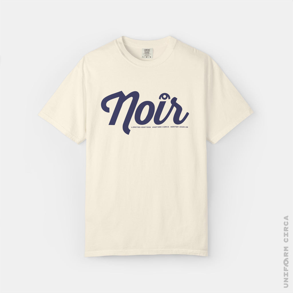 NOIR MARK 1 - Crewneck T-Shirt | 100% Cotton | Designed & Printed in California _ UNIFORM CIRCA _Navy