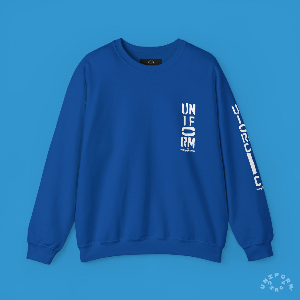 FOUNDATION MARK | CREWNECK SWEATSHIRT | Printed Black