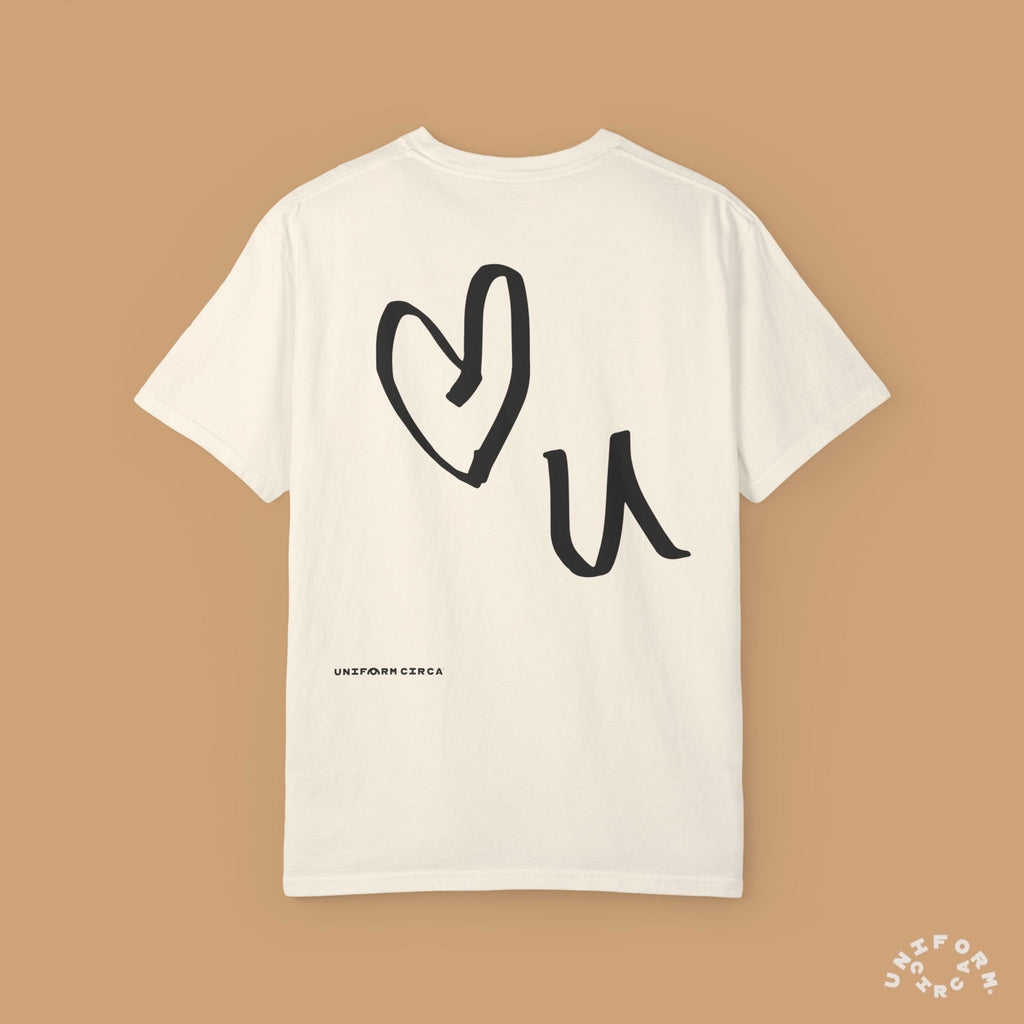 LOVE YOU CREWNECK T-SHIRT | Printed