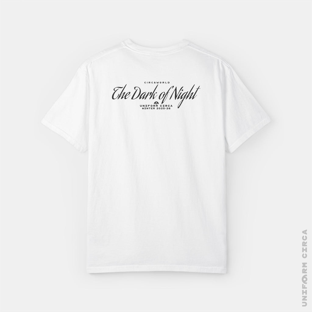 SCRIPT 2 - Crewneck T-Shirt | 100% Cotton | Designed & Printed in California _ UNIFORM CIRCA_Black