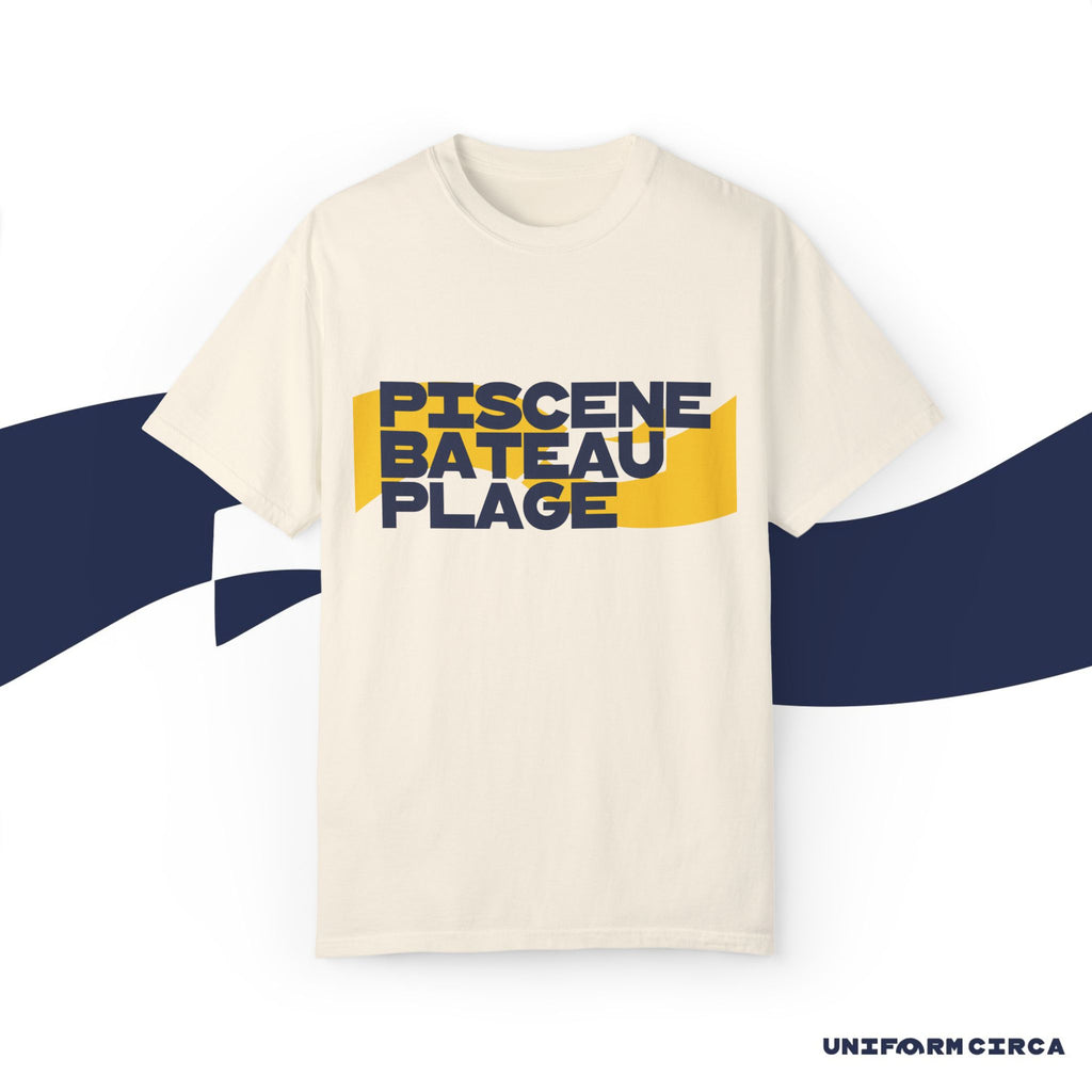 BEACH HEAD CREWNECK T-SHIRT | Printed