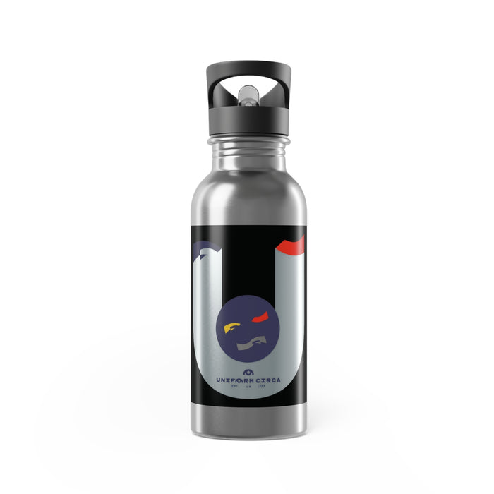 HEY MAN | BPA FREE, Eco-Friendly 20oz Stainless Steel Water Bottle with Straw