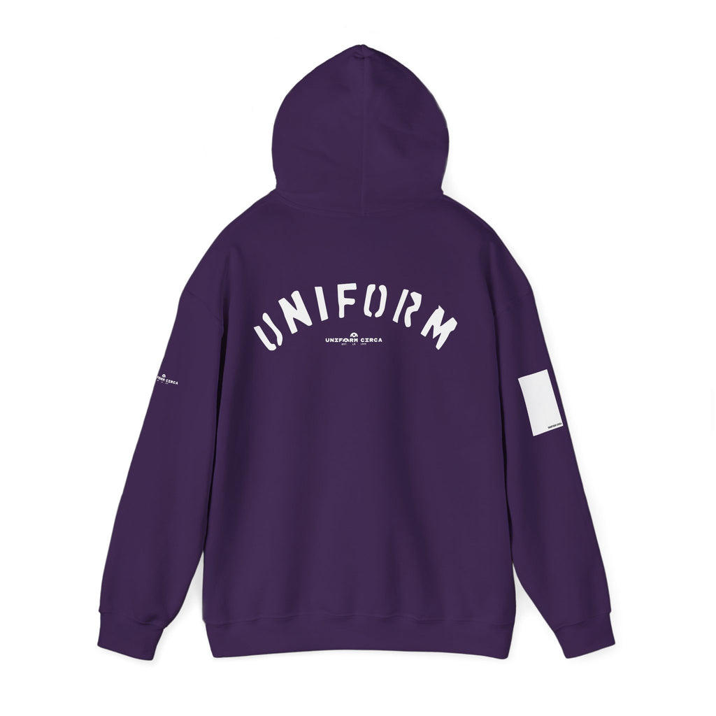 UNIFORM CIRCA HOODIE | 99 BOX WHITE