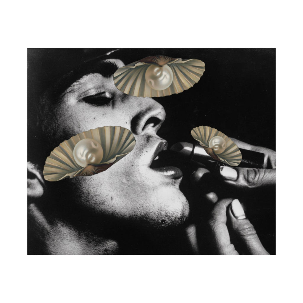 Diet Noir, Pearls. No. 5 | Printed Matte Poster. 2026. Matte Poster | Black & White Portrait Art