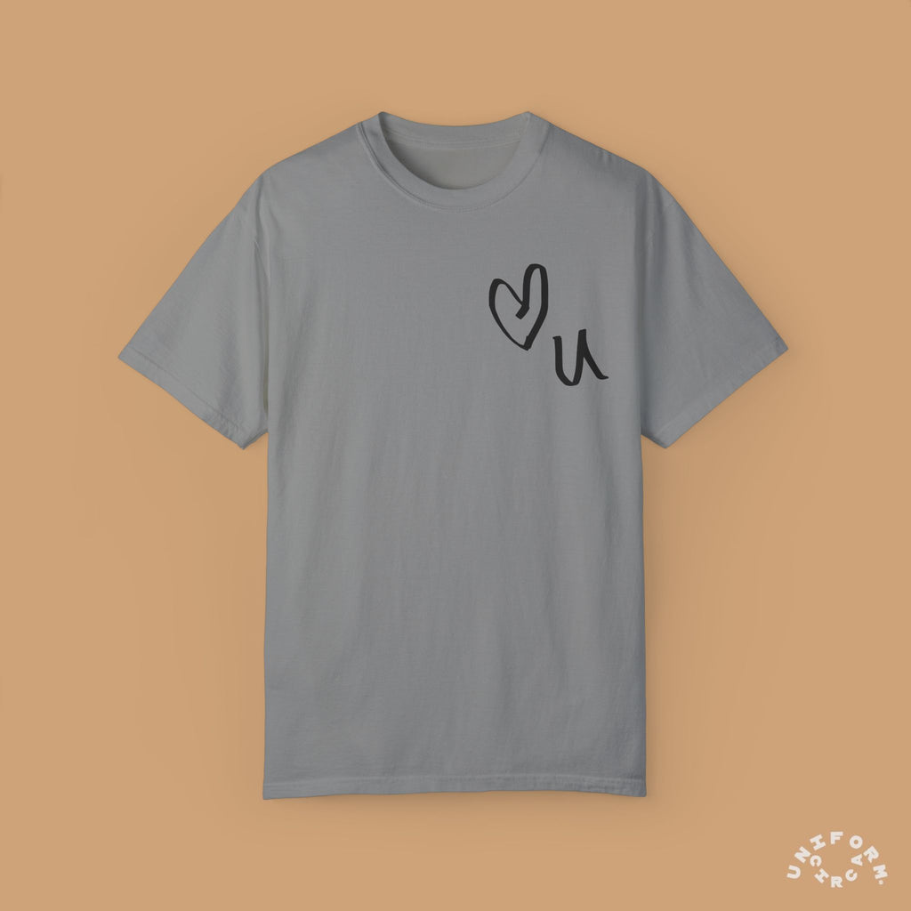 LOVE YOU CREWNECK T-SHIRT | Printed
