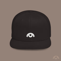 OYSTER LOGO HAT | White Stitch | Flat Bill Snap Back