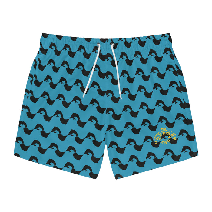 BLUE WAVE | Swim Trunks | Printed