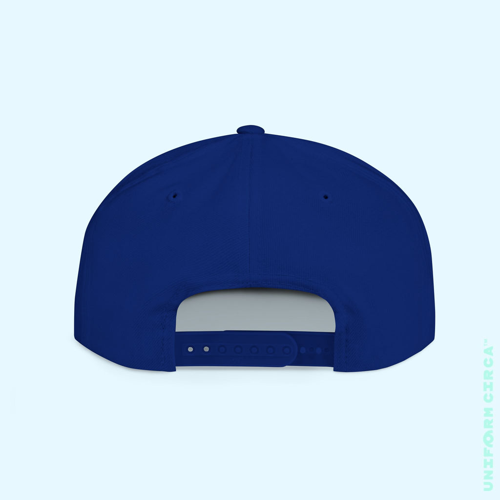 OCULUS LOGO HAT | Flat Bill Snap Back | White Embroidery