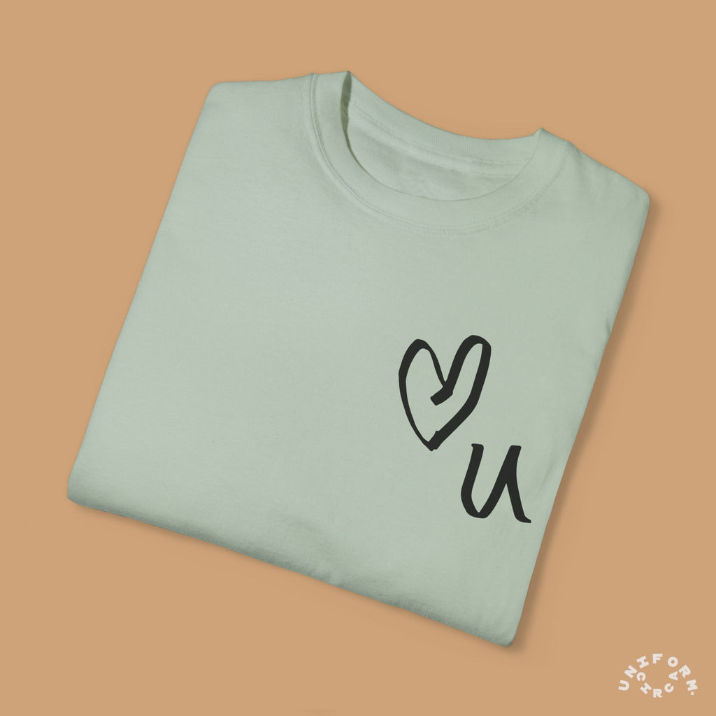 LOVE YOU CREWNECK T-SHIRT | Printed