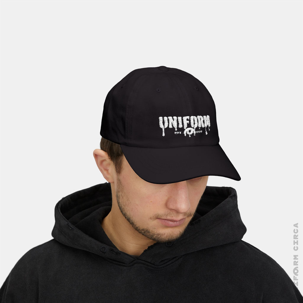 UNIFORM MELT OG | Dad Cap | Embroidered White