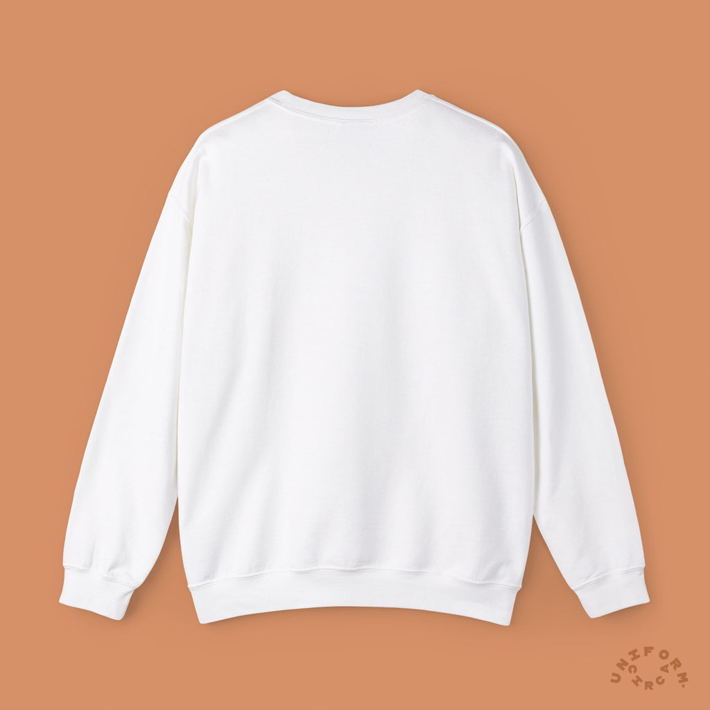 UNIFORM ARC CREWNECK SWEATSHIRT | Red Stitch Embroidery
