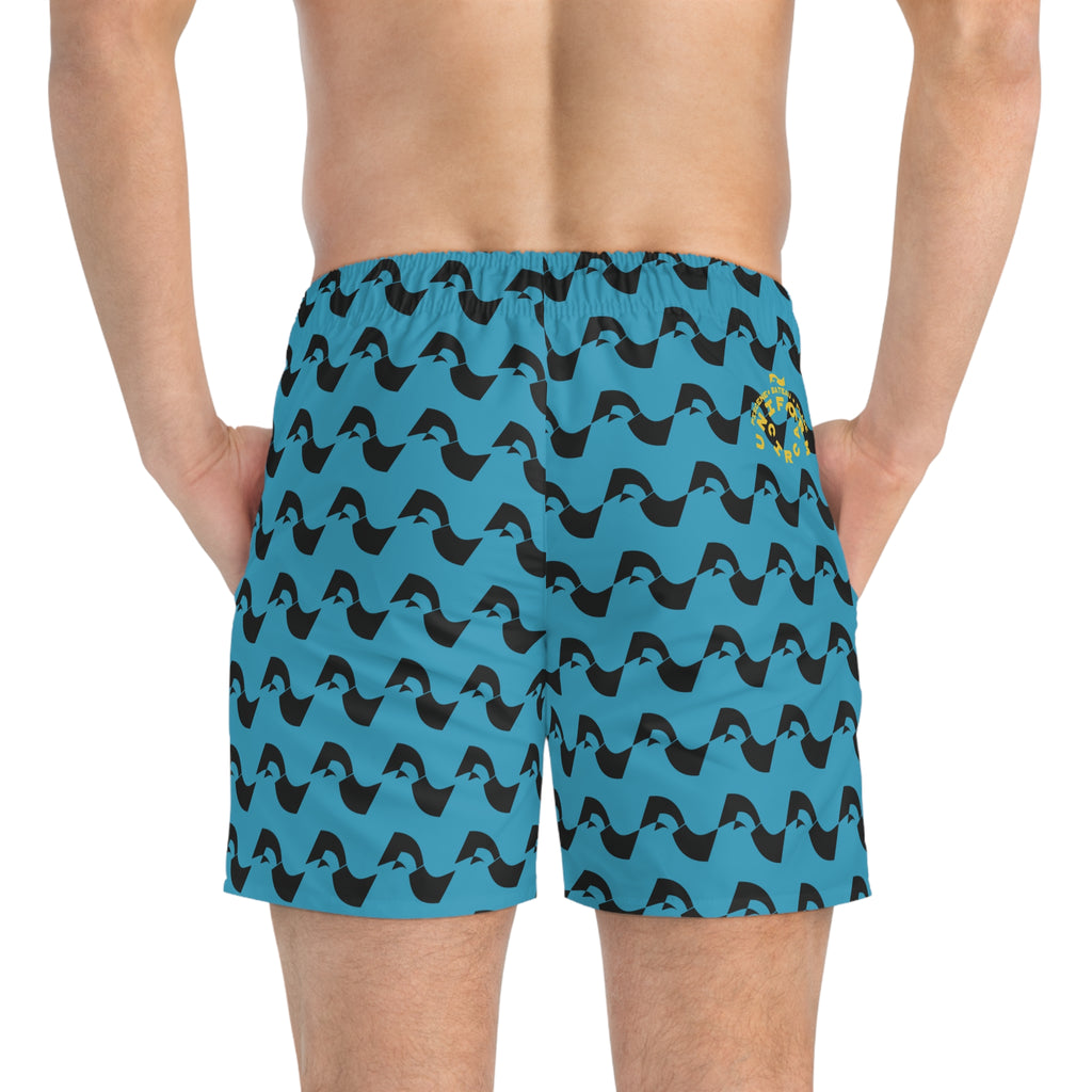BLUE WAVE | Swim Trunks | Printed