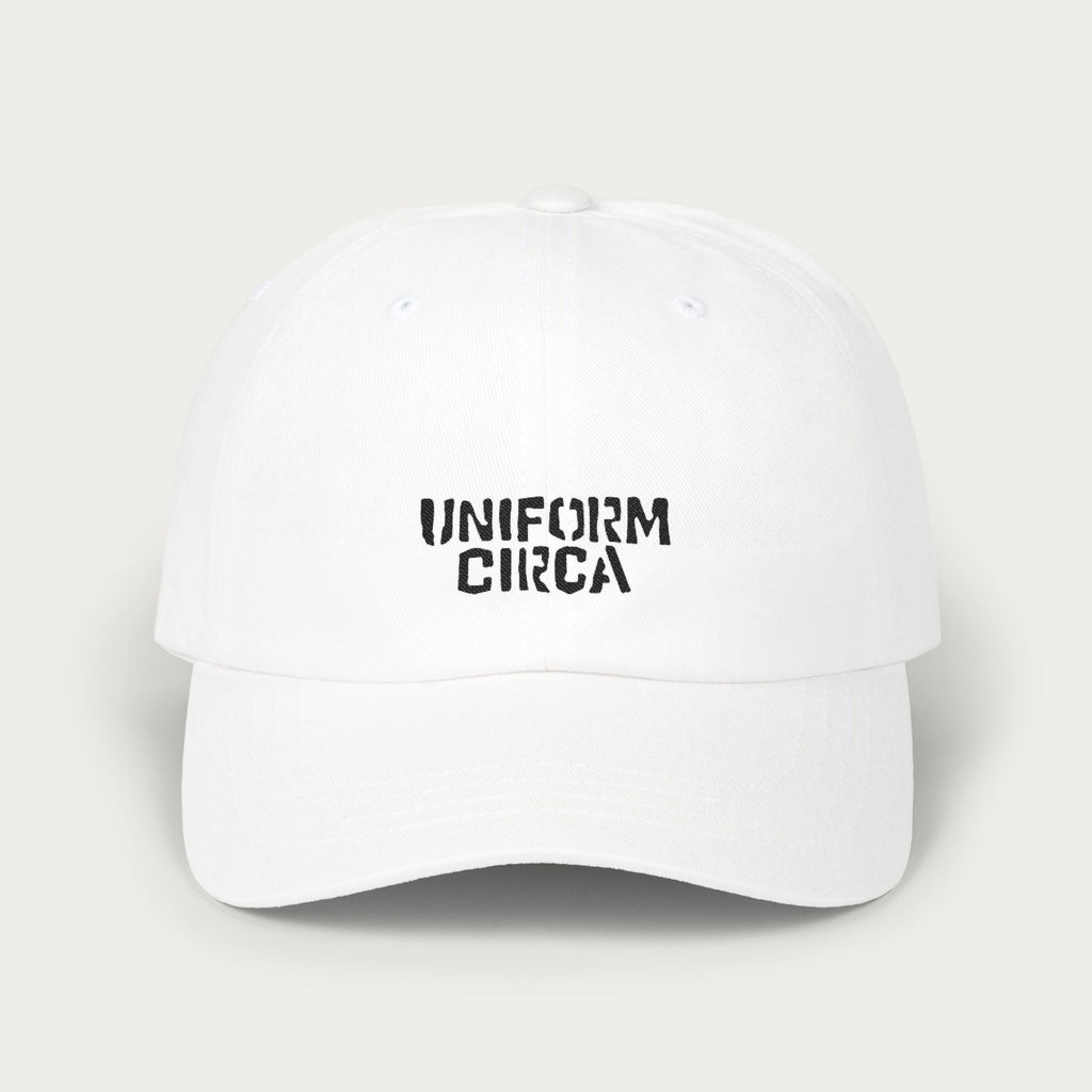 UNIFORM CIRCA Wordmark Origin | Dad Cap | Embroidered Black