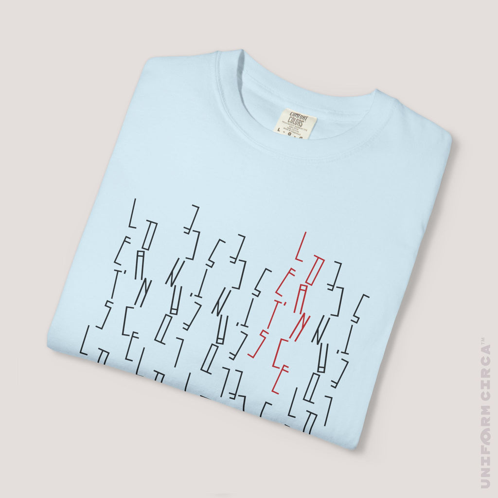 LET'S DANCE '25 (B) | CREWNECK T-SHIRT | Printed Black/Red