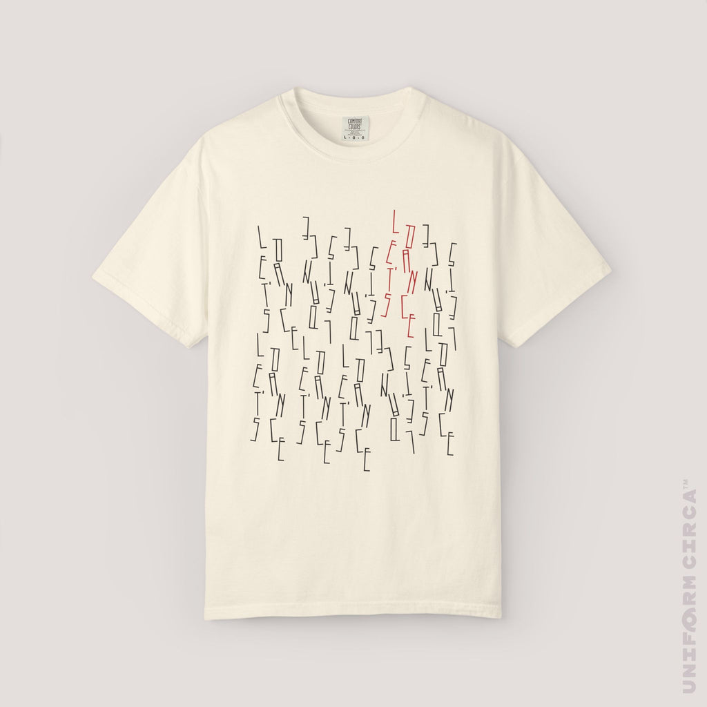 LET'S DANCE '25 (B) | CREWNECK T-SHIRT | Printed Black/Red
