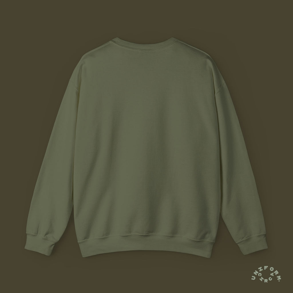 OCULUS LOGO CREWNECK SWEATSHIRT | Black Embroidery