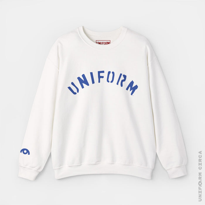ARC UNIFORM STANDARD | Crewneck Sweatshirt | 100% Cotton | Designed & Printed in California | Printed Blue