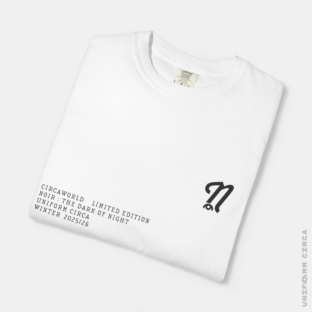 N BADGE NOIR COLLECTION T | Crewneck T-Shirt | 100% Cotton | Designed & Printed in California _ UNIFORM CIRCA _ Black