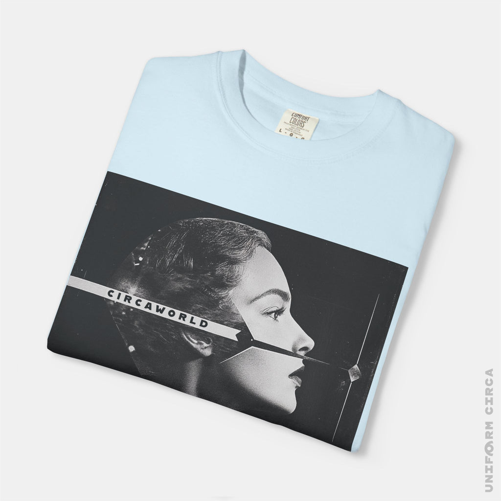 LA FEMME D'ARGENT | Crewneck T-Shirt | 100% Cotton | Designed & Printed in California _ UNIFORM CIRCA NOIR