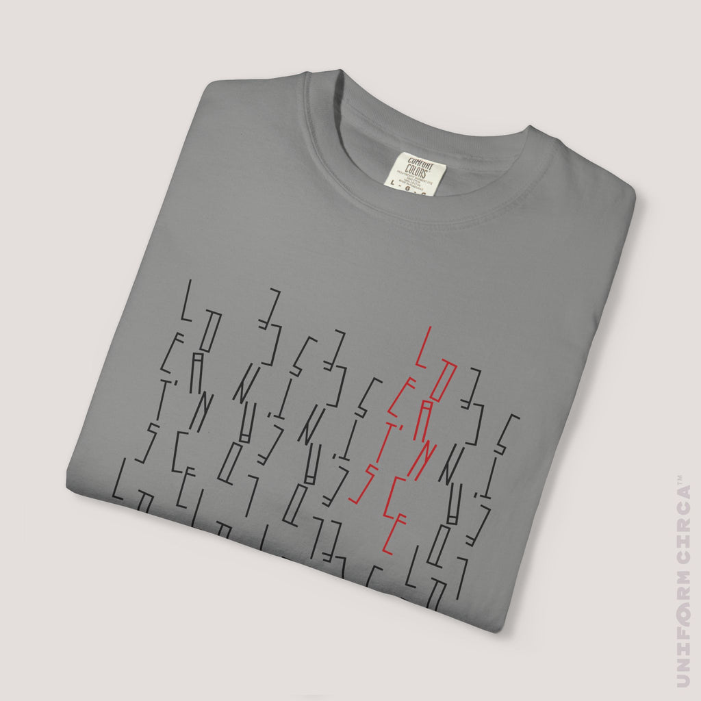 LET'S DANCE '25 (B) | CREWNECK T-SHIRT | Printed Black/Red