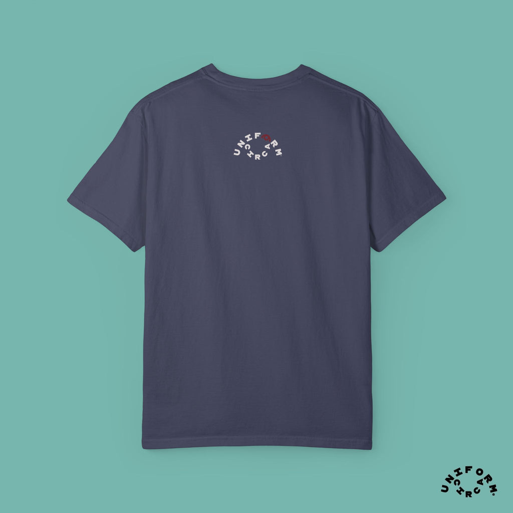 CALIFORNIA BLUEPRINT CREWNECK T-SHIRT | Printed