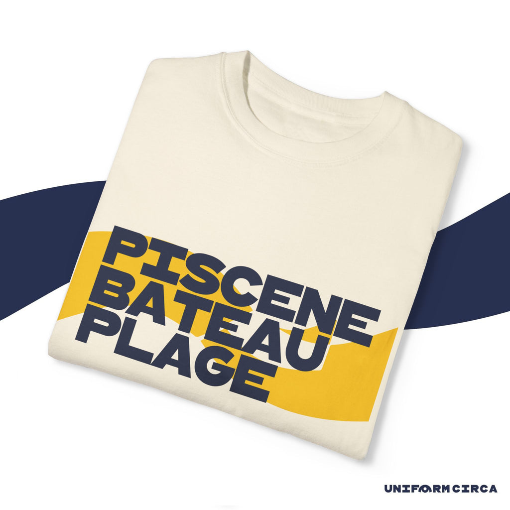 BEACH HEAD CREWNECK T-SHIRT | Printed