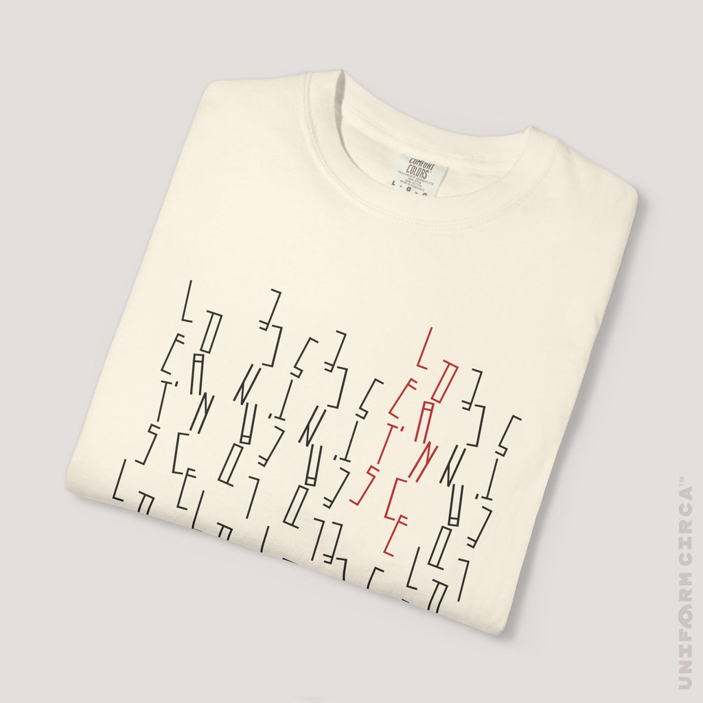 LET'S DANCE '25 (B) | CREWNECK T-SHIRT | Printed Black/Red