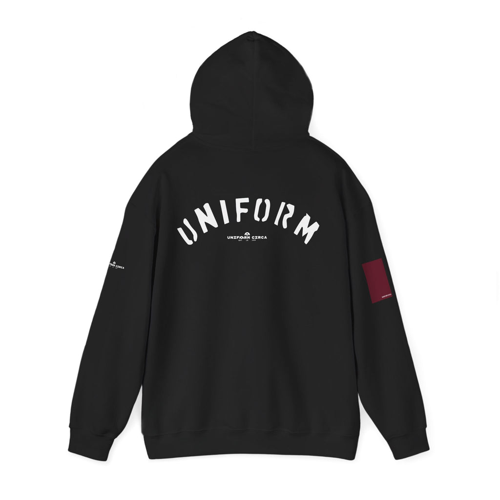 UNIFORM CIRCA HOODIE | 99 BOX RED
