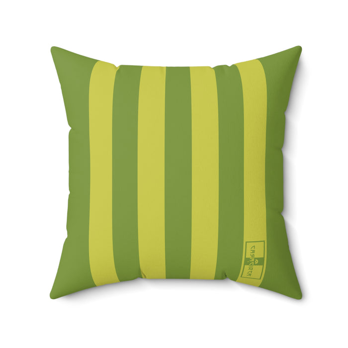 CASACIRCA | RACER PILLOW | WIMBLEDON GREENS 2 | Stylish Faux Suede Pillow - Home Decor, Cozy Living Room, Gift Idea, Nautical Theme, Interior Design Accents