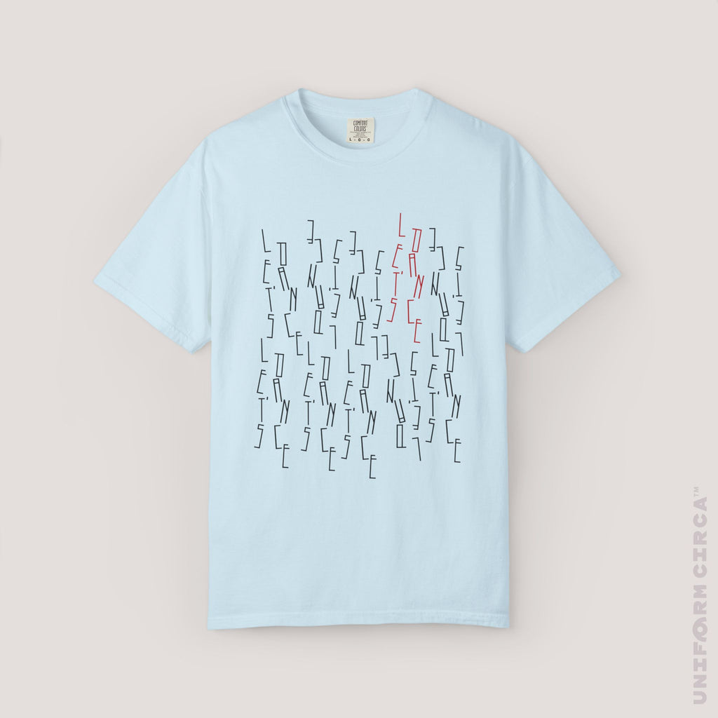 LET'S DANCE '25 (B) | CREWNECK T-SHIRT | Printed Black/Red