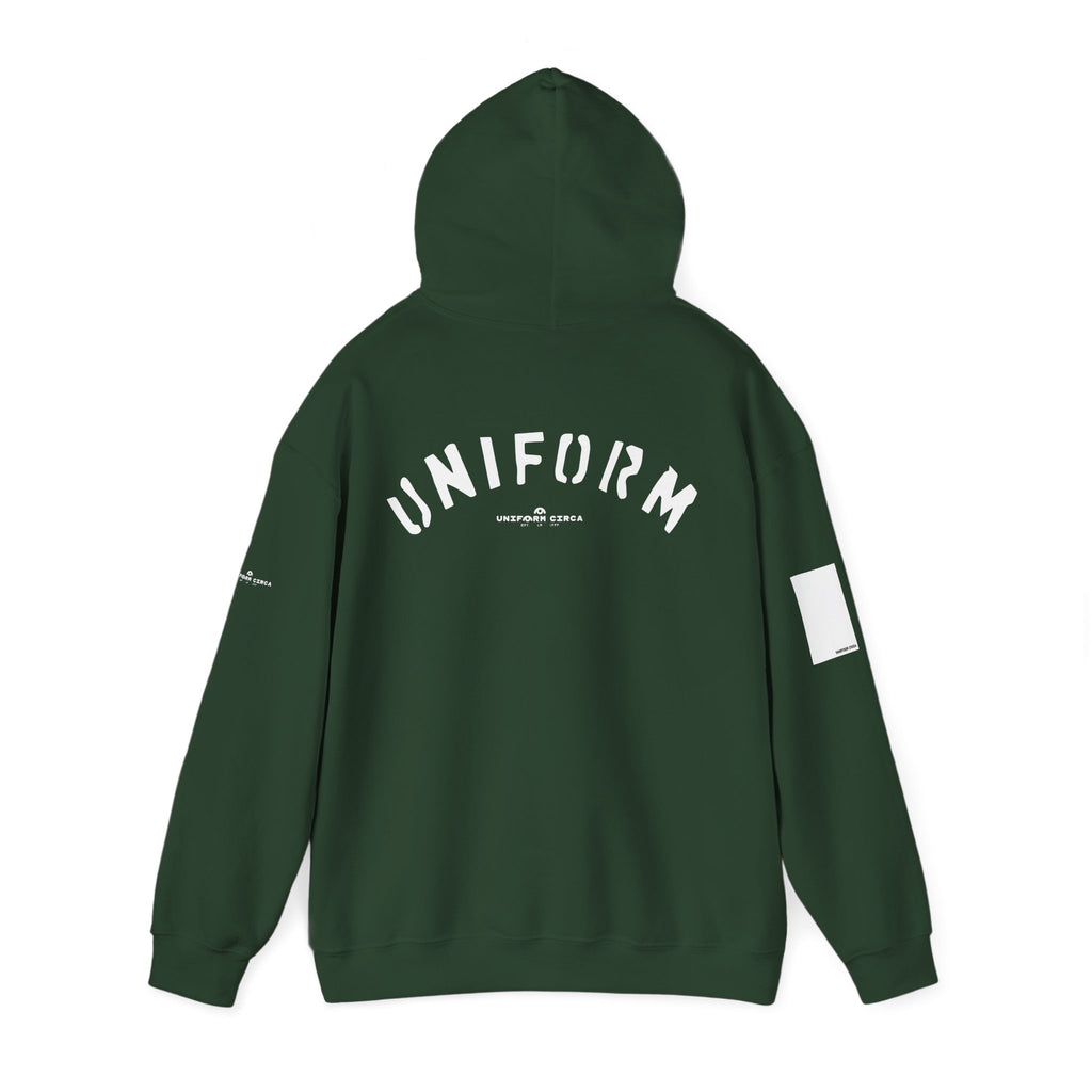 UNIFORM CIRCA HOODIE | 99 BOX WHITE