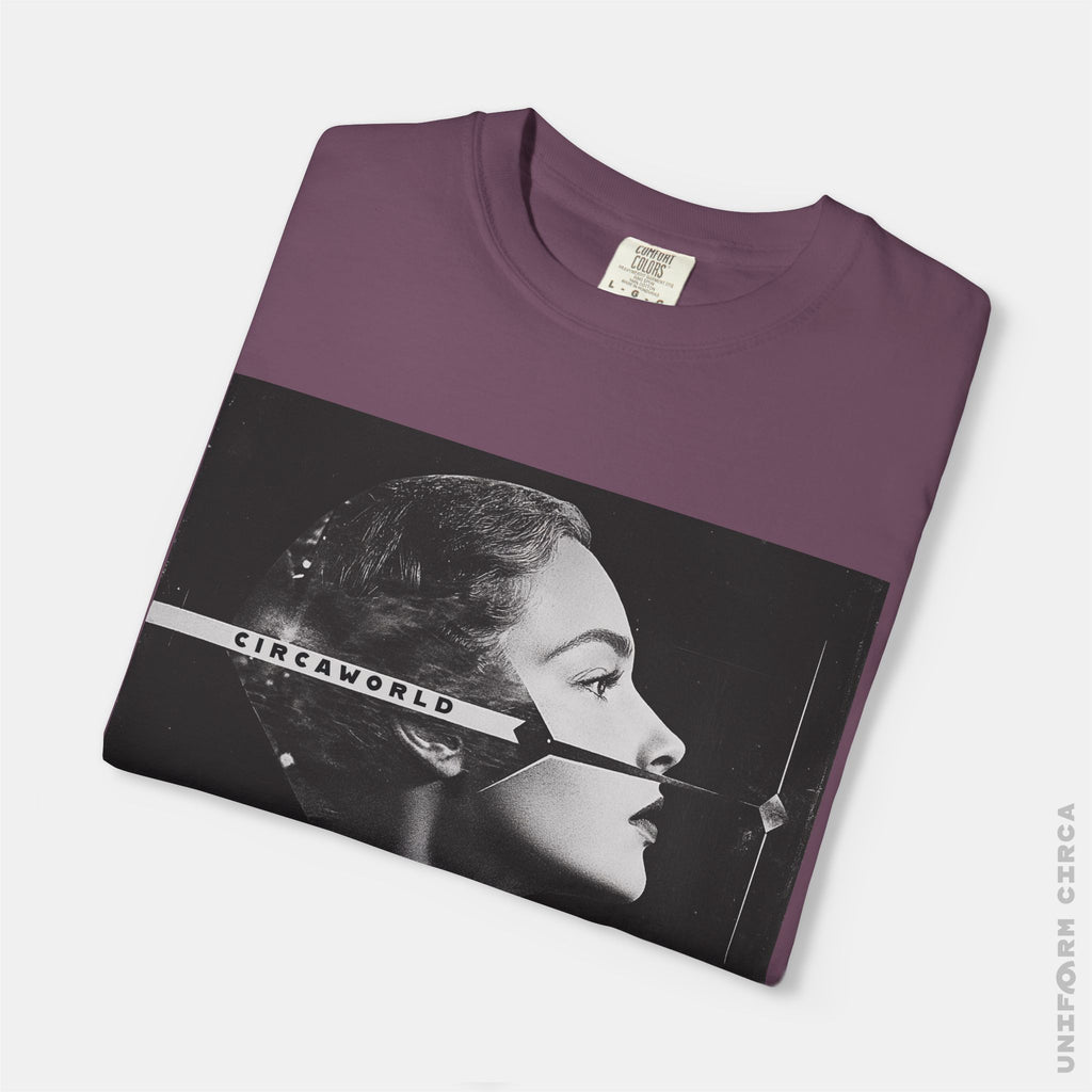 LA FEMME D'ARGENT | Crewneck T-Shirt | 100% Cotton | Designed & Printed in California _ UNIFORM CIRCA NOIR