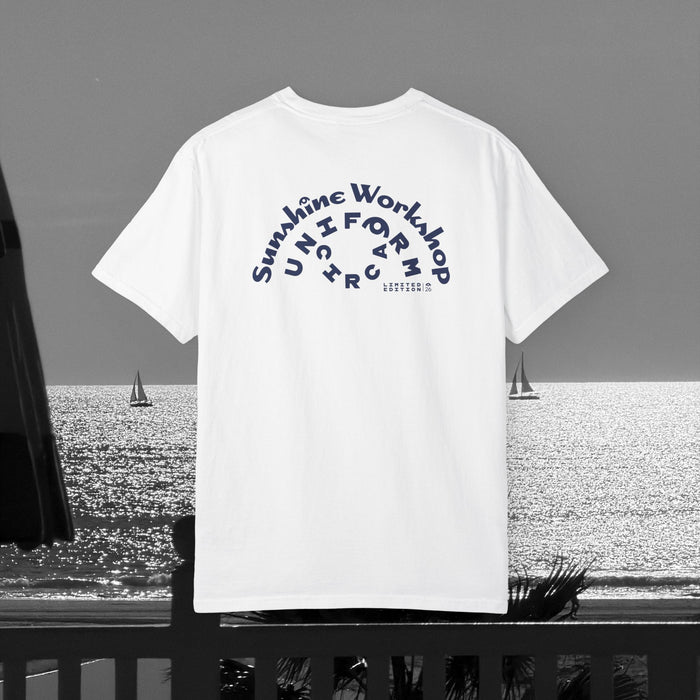 SUNSHINE OCULUS | Crewneck T-Shirt | Printed Navy