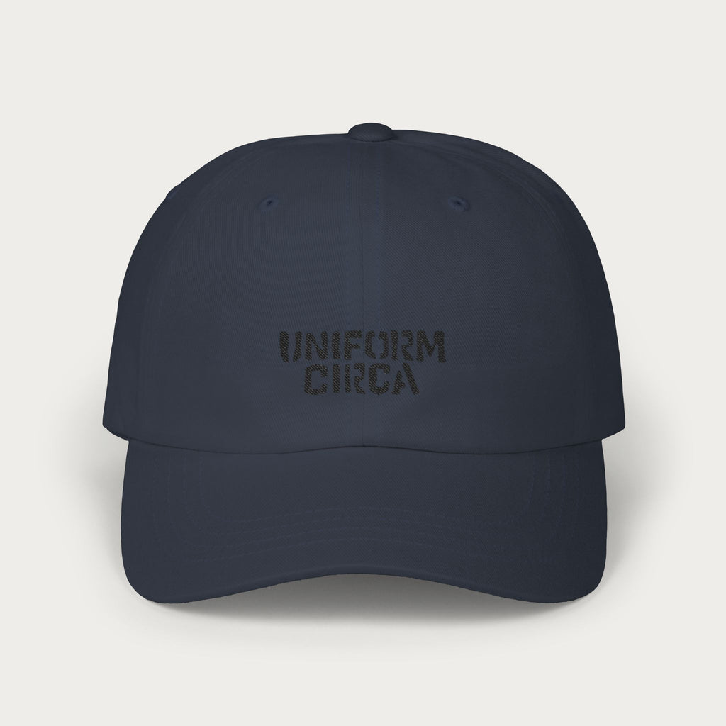 UNIFORM CIRCA Wordmark Origin | Dad Cap | Embroidered Black