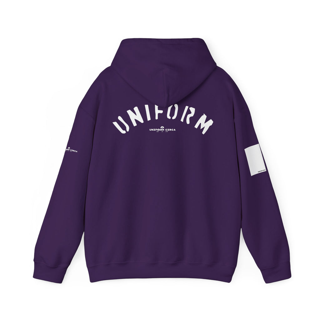 UNIFORM CIRCA HOODIE | 99 BOX WHITE